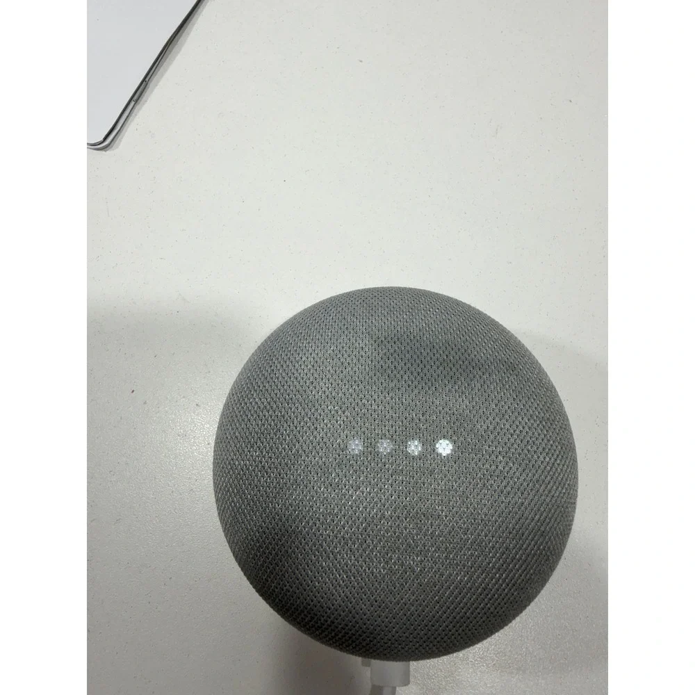 Google Home Mini 1st Gen Smart Speaker Chalk GA00210-US Model H0A with Box